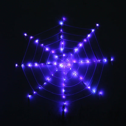 🎁LAST DAY🎃 Halloween Sale💥Room Decor Spider Web Design Hanging Light